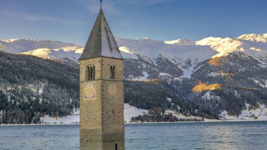 Lake Resia Belltower