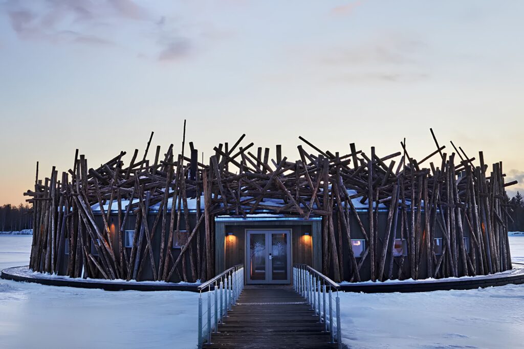 Arctic Bath Restaurant, Swedish Lapland, Sweden