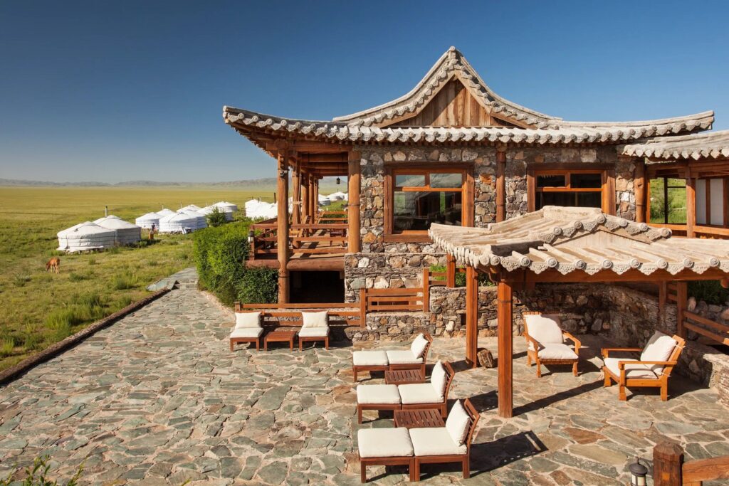 Bulagtai Restaurant, Three Camel Lodge, Gobi Desert, Mongolia