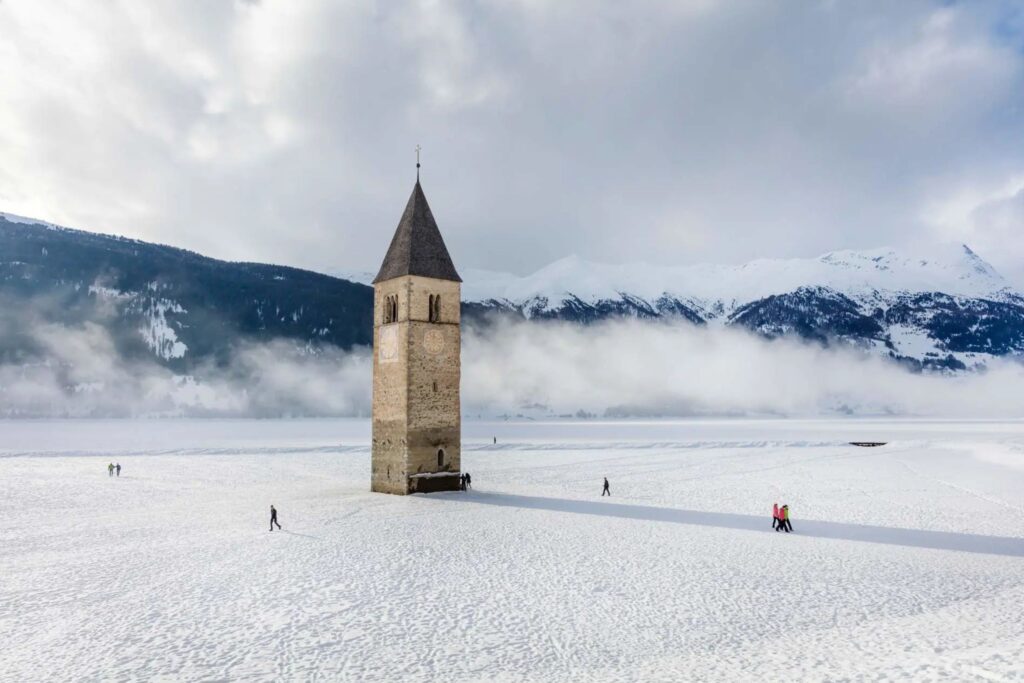 Lake Resia Belltower